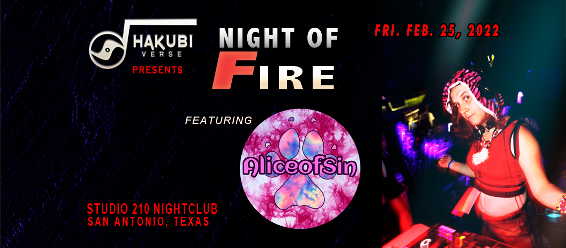 Night of Fire 2022 featuring AliceOfSin - A Party of Pure Eurodance