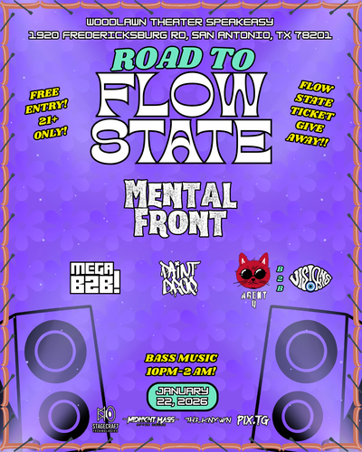 Road To Flow : Bass Show at 1920 Speakeasy (Inside Woodlawn Theater)