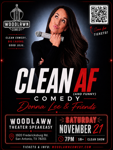 Clean AF comedy w Donna Lee & friends