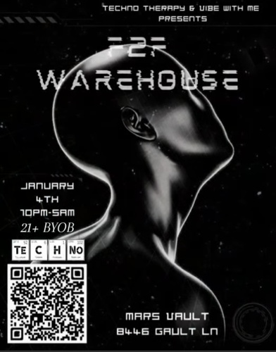 F2F Warehouse Techno Rave