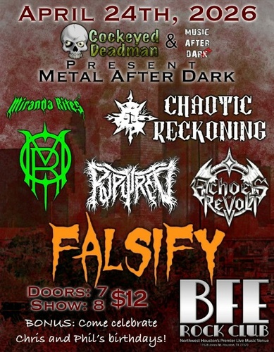 Cockeyed Deadman & Music After Dark present: Metal After Dark