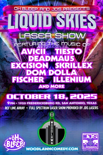 Oh Bleep! and JDS Presents Liquid Skies Laser Show