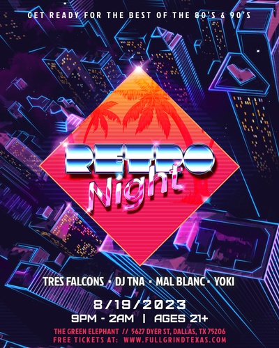 RETRO NIGHT: 80's & 90's Themed Party