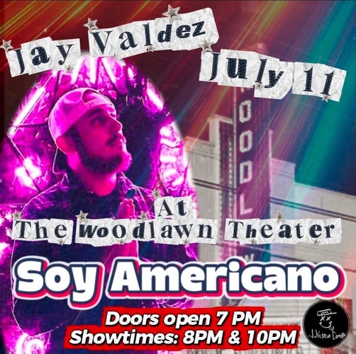 Jay Valdez at Woodlawn Theater