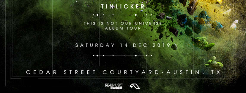 Tinlicker (Album Tour + 3 Hour Set) at Cedar Street Courtyard