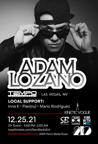 Adam Lozano at Studio 210 Nightclub & Bar