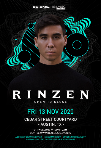 Rinzen (Open to Close) at Cedar Street (socially distanced edition)