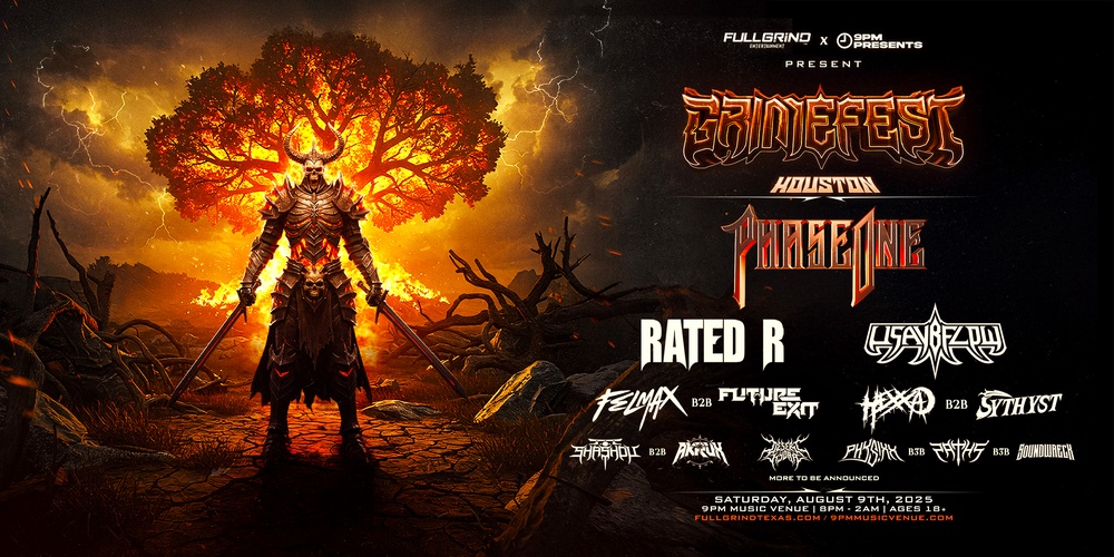 GRIMEFEST HOUSTON Ft. PHASEONE, RATED R, USAYBFLOW