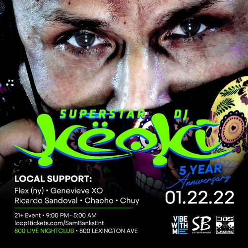 Superstar DJ Keoki at 800 Live Nightclub & Bar