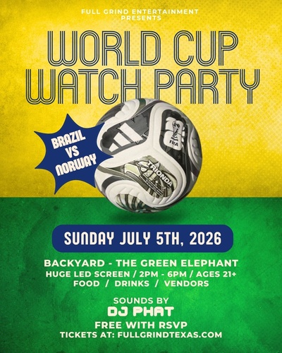 World Cup Watch Party: BRAZIL VS NORWAY